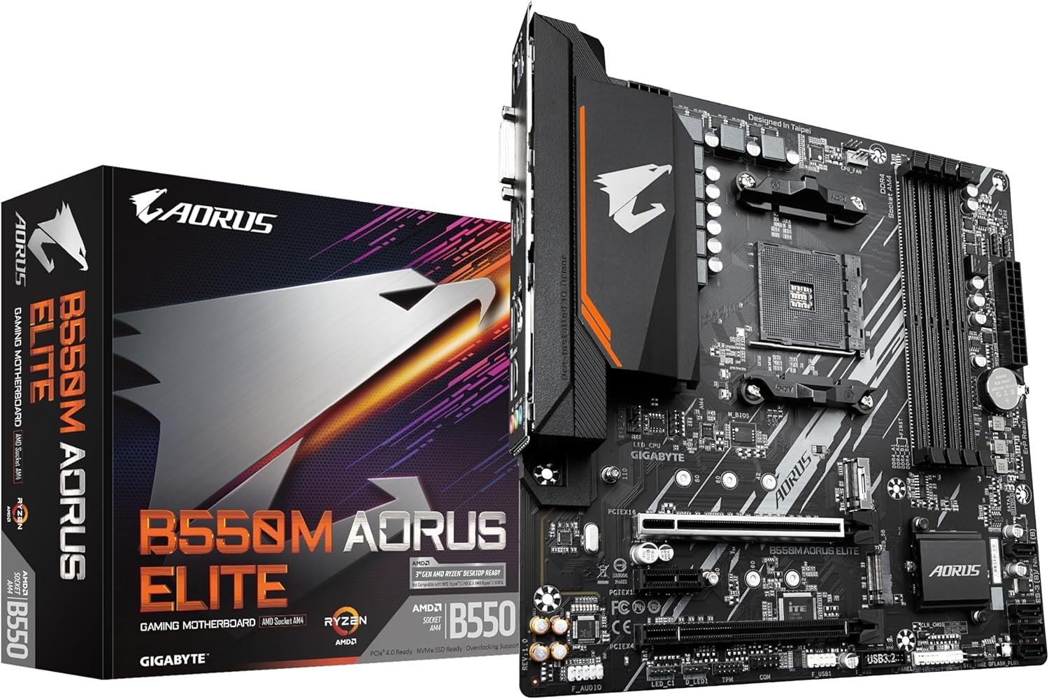 Placa mae Gigabyte B550M AORUS Elite
