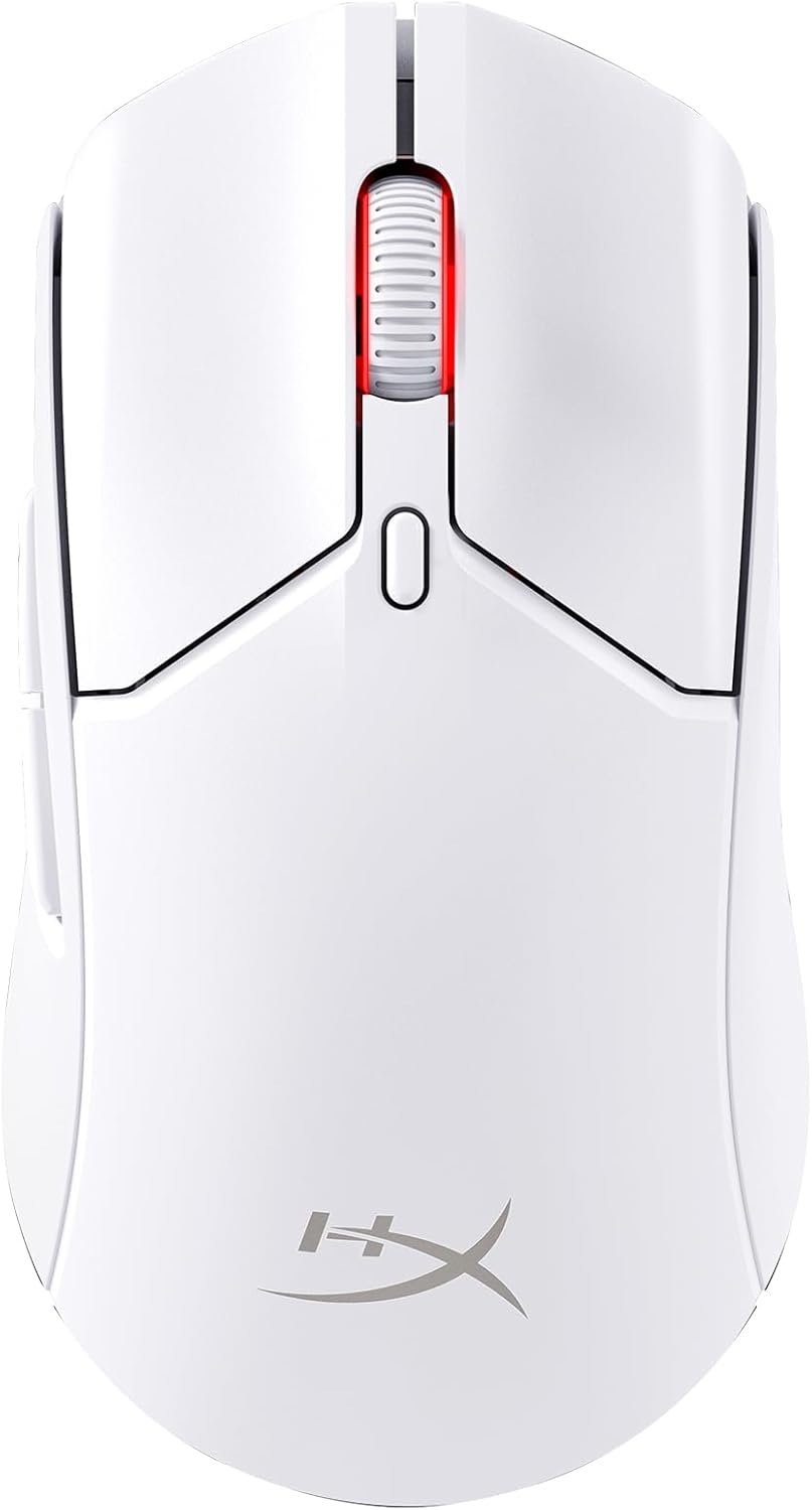 Mouse sem fio HyperX Pulsefire Haste 2 branco