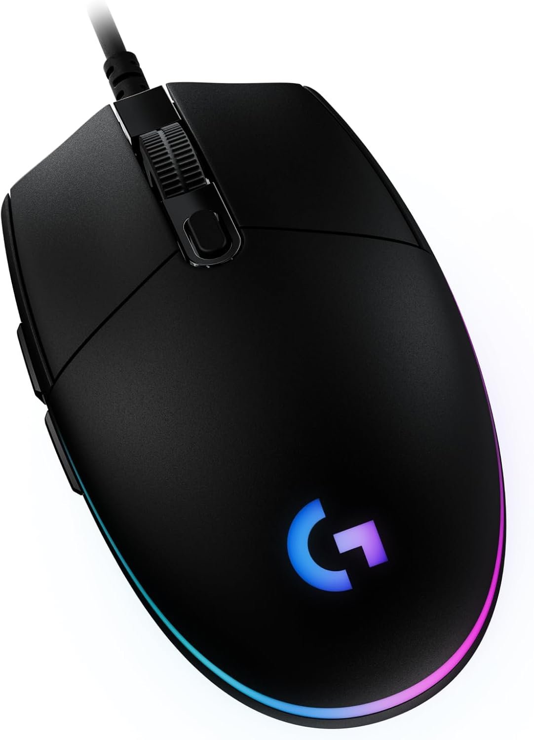 Mouse gamer Logitech G203 LIGHTSYNC preto