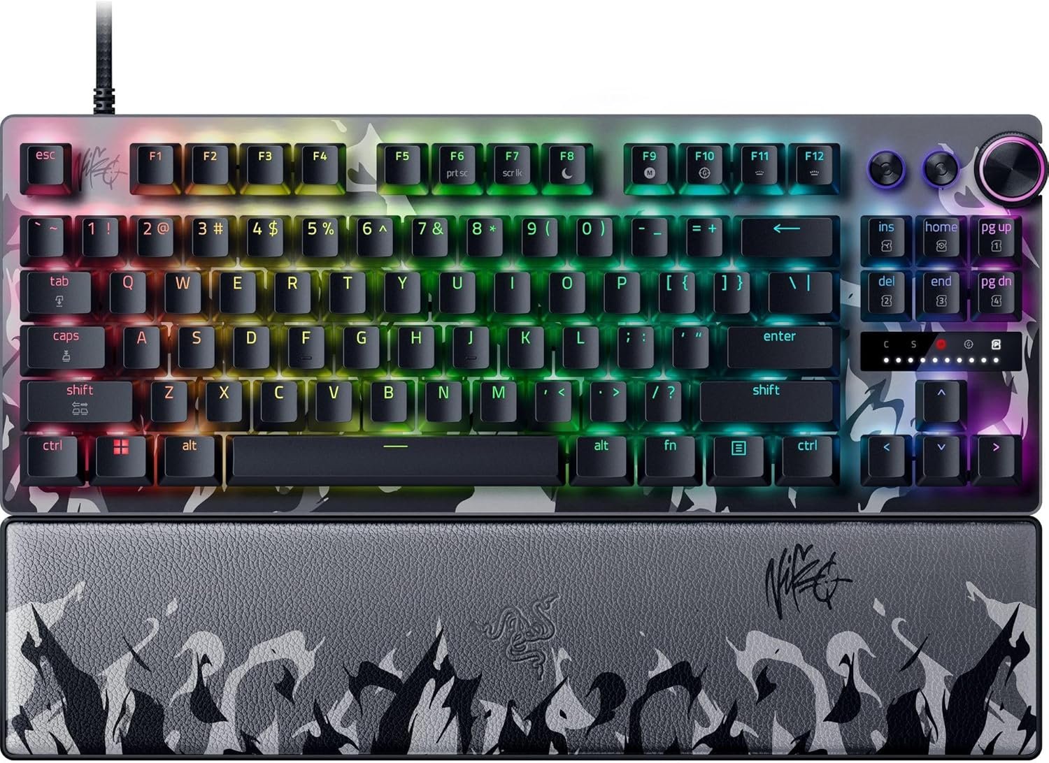 Teclado Razer Huntsman V3 Pro TKL preto